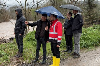 Gemlik Belediyesinden Kuvvetli Yağış Mesaisi